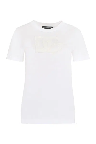 Dolce & Gabbana Cotton Crew-neck T-shirt