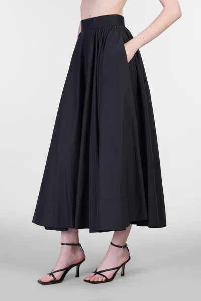 The Andamane Tiered Maxi Skirt In Lightweight Cotton Taffeta