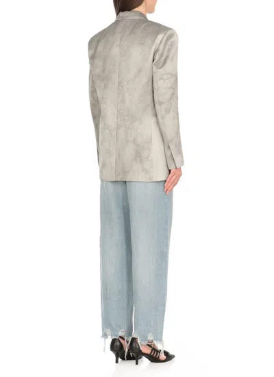 Pinko Grey For You Jacket In Gray