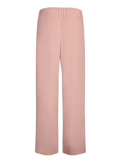 Incotex Crepe Elastic Pants In Pink