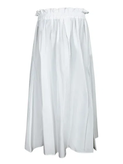 Herno A-line Elasticated Waistband Midi Skirt