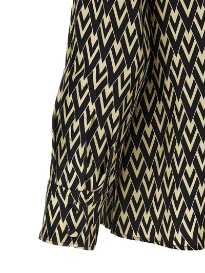 Valentino Toute La V Twill Shirt Shirts Multicolor
