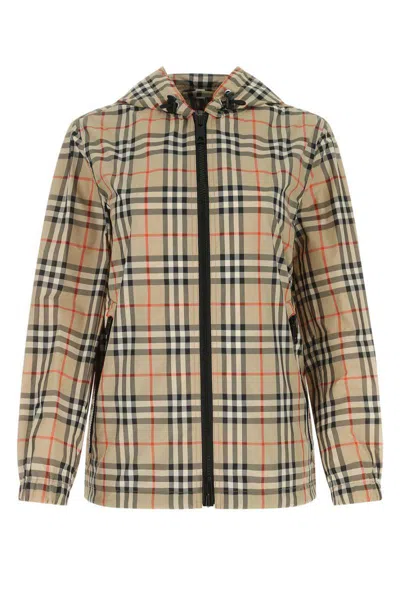 Burberry Everton Vintage Check Jacket In Brown