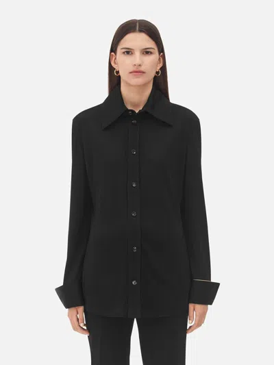 Bottega Veneta Chemise En Jersey De Viscose Fluide Mate