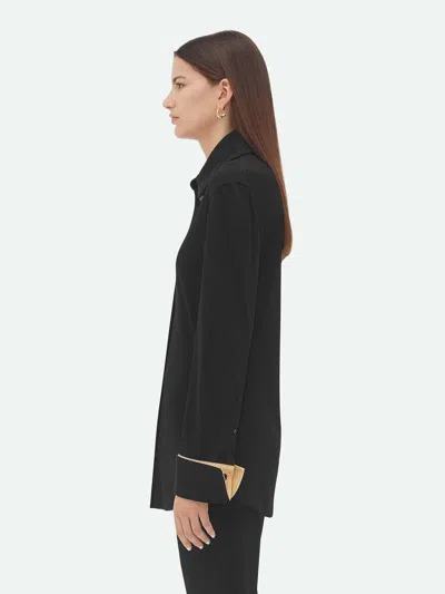 Bottega Veneta Chemise En Jersey De Viscose Fluide Mate