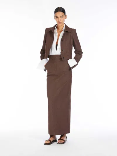 Max Mara Maxi Denim Skirt