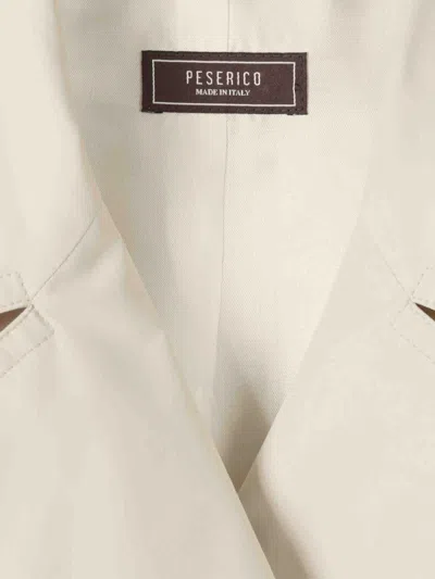 Peserico Double Technical Trench Coat