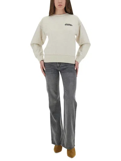 Isabel Marant Ribbed Cuffs Crew Neck Sweatshirt