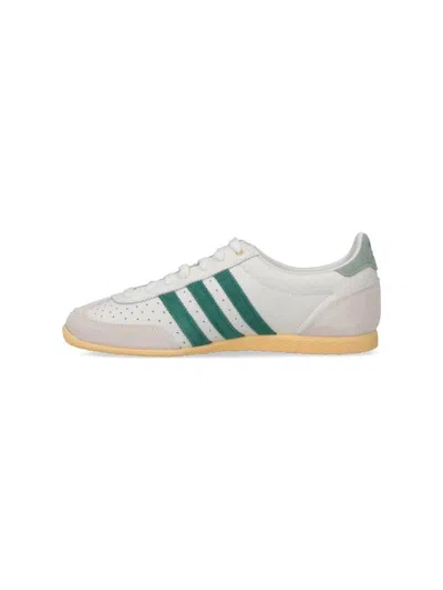 Adidas Originals Womens Offwhite Collegiate Gree Japan Leather Low-top Trainers