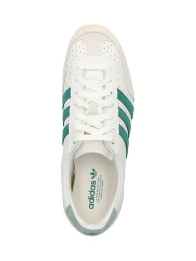Adidas Originals Womens Offwhite Collegiate Gree Japan Leather Low-top Trainers