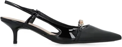 Pinko Gloria Patent Leather Slingback Pumps