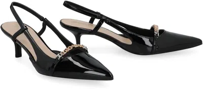 Pinko Gloria Patent Leather Slingback Pumps