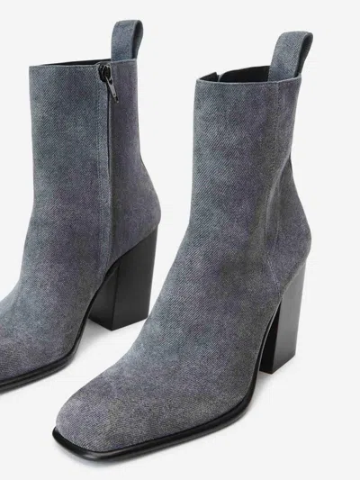 Alexander Wang 95mm Throttle Ankle Boot In Gray