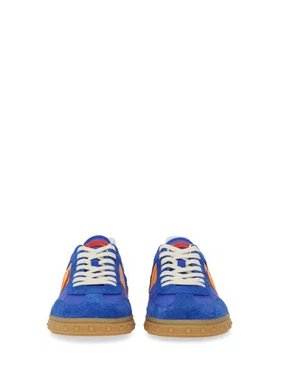 Valentino Multicolor Split Leather And Leather Upvillage Sneakers