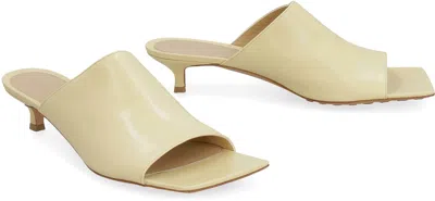 Bottega Veneta Stretch Napa Kitten-heel Mule Sandals