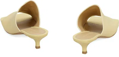 Bottega Veneta Stretch Napa Kitten-heel Mule Sandals