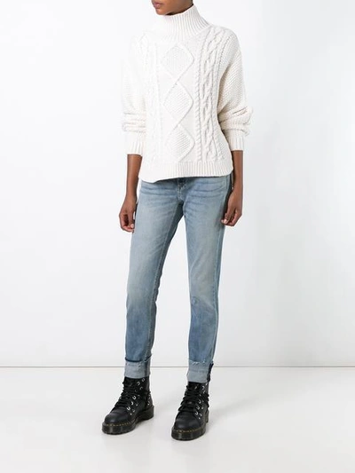 Shop Rag & Bone Buttoned Shoulders Jumper