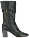 CHLOÉ 'Lexie' mid-calf boots,LEATHER0%