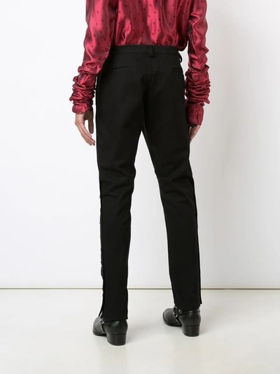 Shop Black Fist Tapered Trousers