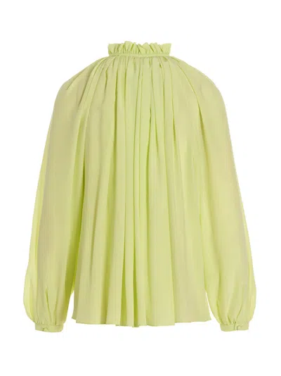 Lanvin Silk Bloshirt Shirt And Blouse Yellow