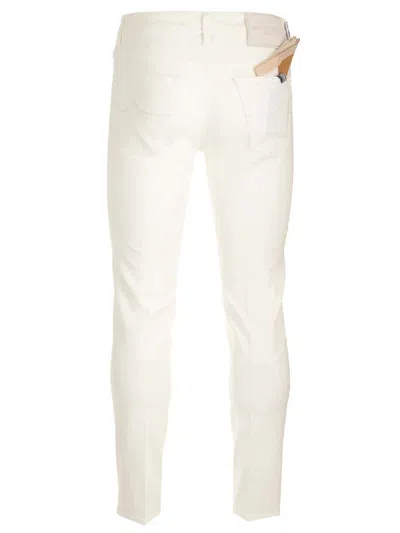 Jacob Cohen Belt Ring Denim Trousers