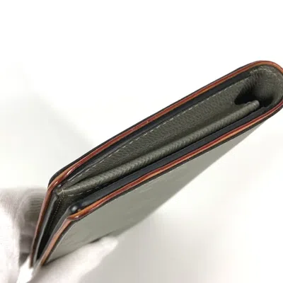 Pre-owned Louis Vuitton Gray Monogram Canvas Long Wallet (bi-fold) ()
