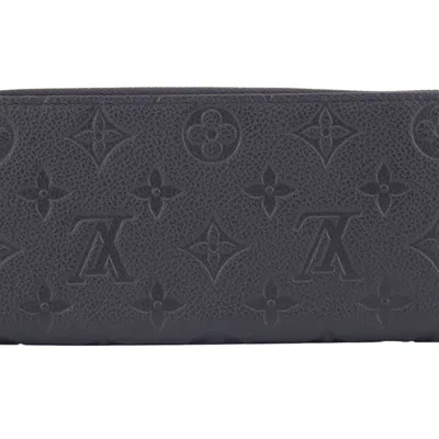 Pre-owned Louis Vuitton Monogram Empreinte Black Monogram Empreinte Long Wallet (bi-fold) ()