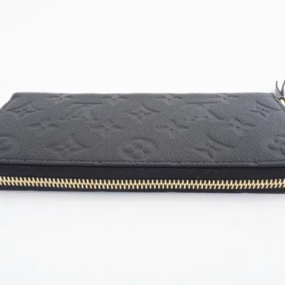 Pre-owned Louis Vuitton Monogram Empreinte Black Monogram Empreinte Long Wallet (bi-fold) ()