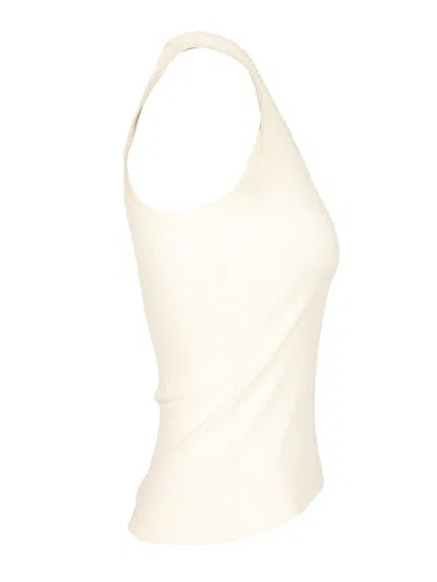 Loewe Anagram Tank Top Tops White In Neutral