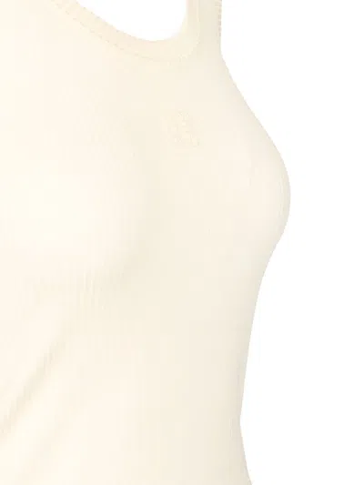 Loewe Anagram Tank Top Tops White In Neutral