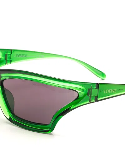 Loewe Arch Mask Glasses Green