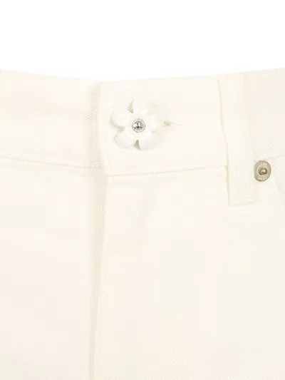 Loewe Denim Trousers With Belt Loops In Neutral