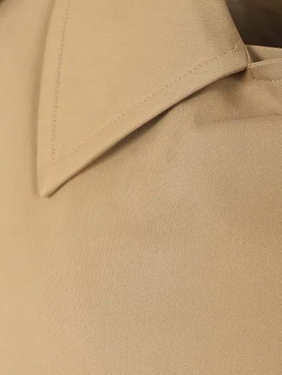 Self-portrait Beige Trench Jacket Coats Beige In Neutral