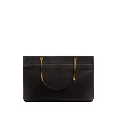 Valentino Black  Brown Tote Bags