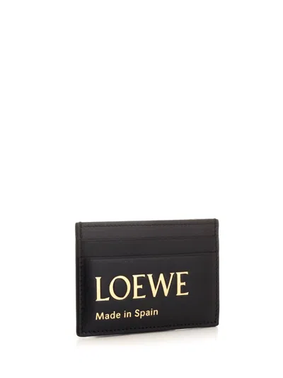 Loewe Black Card Holder Wallets Black