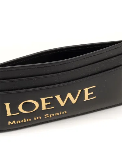 Loewe Black Card Holder Wallets Black