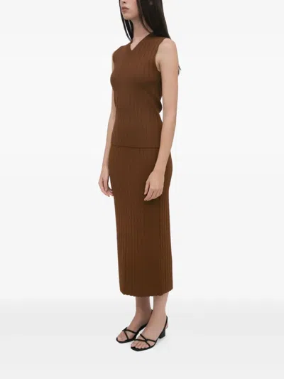 Rosetta Getty Geripptes Trägershirt