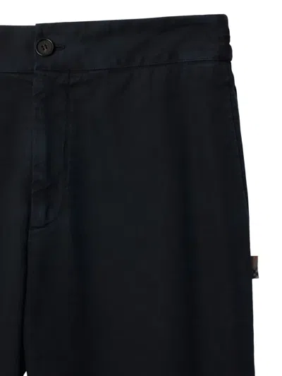 Burberry Hose Aus Gabardine In Black