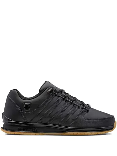 K-swiss Rinzler Leather Sneakers In Black