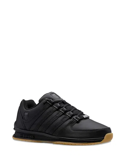 K-swiss Rinzler Leather Sneakers In Black