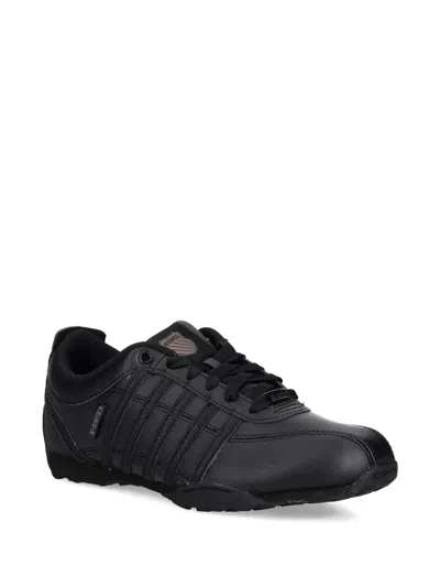K-swiss Arvee Leather Sneakers In Black