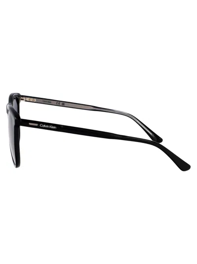 Calvin Klein Aviator Sunglasses Ck24508 S 001 In Black