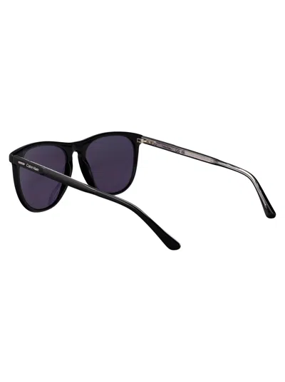 Calvin Klein Aviator Sunglasses Ck24508 S 001 In Black