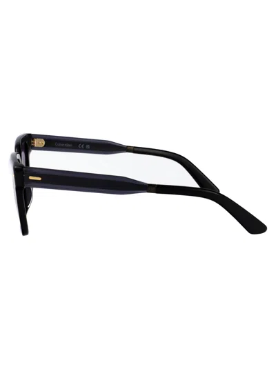 Calvin Klein Rectangular Sunglasses Ck22535 S 001 In Purple