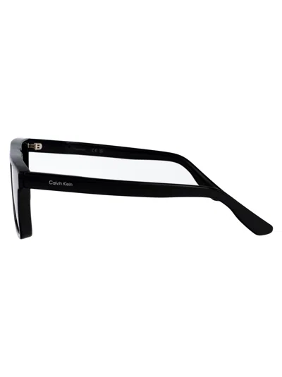 Calvin Klein Rectangular Sunglasses Ck25501 S 001 In Purple