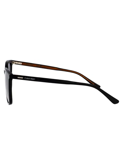 Calvin Klein Rectangular Sunglasses Ck25501 S 001 In Purple