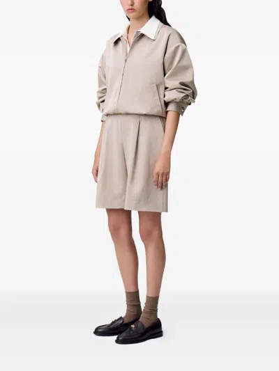 Claudie Pierlot Bermudas Mit Falten In White