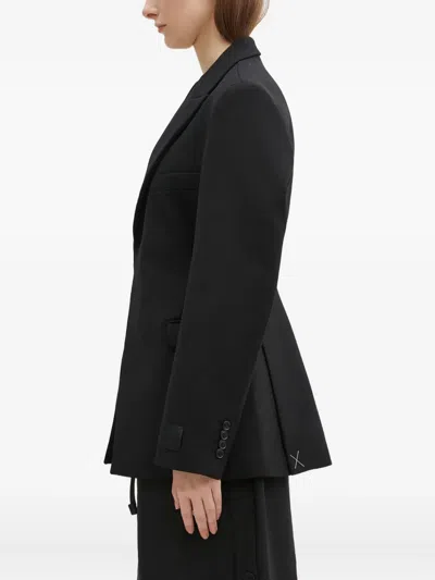 Vetements Logo-patch Blazer In Black