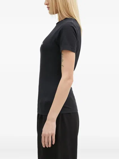 Vetements Slogan-print Short-sleeve T-shirt In Black