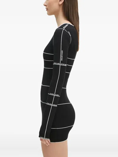 Vetements Intarsia-knit Mini Dress